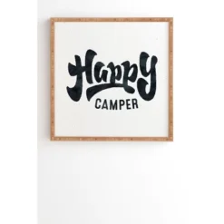 Nature Magick Happy Camper Bamboo Framed Wall Art - Deny Designs -Safavieh Store GUEST 558c6cb8 167f 4ca2 8d60 c7ebbe0664e1