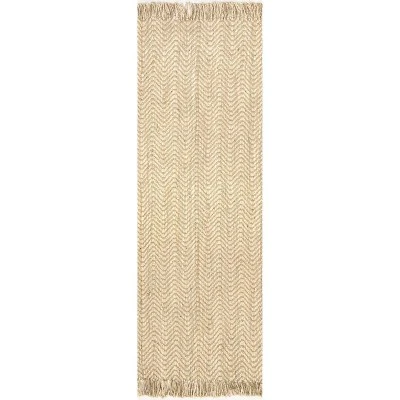 Hand Woven Don Jute With Fringe Rug - NuLOOM 10 Hand Woven Don Jute With Fringe Rug - NuLOOM - Image 8
