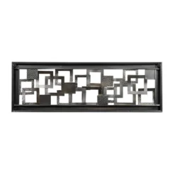Metal Geometric Square Ribbon Wall Decor With Black Frame Gold - Olivia & May 13 Metal Geometric Square Ribbon Wall Decor With Black Frame Gold - Olivia & May -Safavieh Store GUEST 5b970d10 5b94 4145 bd78 628f4886dbc5