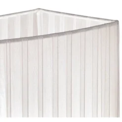 360 Lighting Cube Modern Accent Table Lamp 19 3/4" High White Ribbon Fabric Shade For Bedroom Living Room Bedside Nightstand Office Kids Family House -Safavieh Store GUEST 5d009248 8a65 44f6 90e4 a7a100090e57