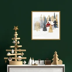 16" X 16" Christmas Chalet I Tree By Victoria Borges Framed Canvas Wall Art - Amanti Art 9 16" X 16" Christmas Chalet I Tree By Victoria Borges Framed Canvas Wall Art - Amanti Art -Safavieh Store GUEST 5e68edf4 2836 404b 8e95 b60f625fafe6