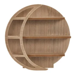 Brown Wooden Moon Shelf, Rustic Wall Home Decor, Crystal Holder For Stones Display And Essential Oils (12 X 12 X 3 In) 11 Brown Wooden Moon Shelf, Rustic Wall Home Decor, Crystal Holder For Stones Display And Essential Oils (12 X 12 X 3 In) -Safavieh Store GUEST 5e7bae76 0168 4a7f 9212 d843e20a0250