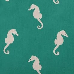 16"x16" Sea Horses Beach Square Throw Pillow - E By Design