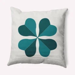 16"x16" Lucky Clover St. Patrick's Day Square Throw Pillow - E By Design -Safavieh Store GUEST 5fb6e49f f68d 41f0 b0e9 e56a5b31b652