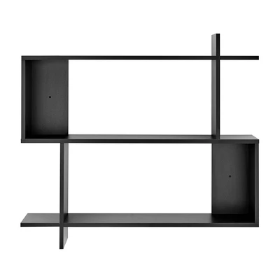 35.4" X 32" Manasa Floating Geometric Kilter 2 Tier Wall Shelf - Danya B. 17 35.4" X 32" Manasa Floating Geometric Kilter 2 Tier Wall Shelf - Danya B. - Image 15