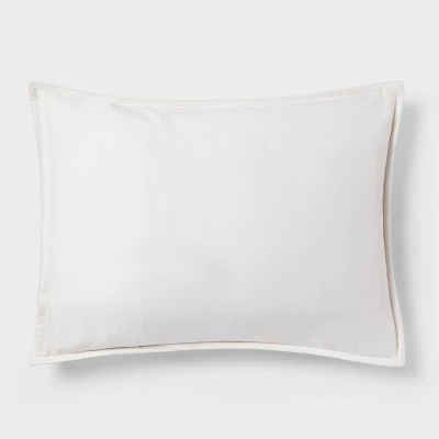 Voile Woodblock Printed Quilt Sham Ivory - Threshold™ 4 Voile Woodblock Printed Quilt Sham Ivory - Threshold™ - Image 2