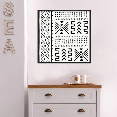 22" X 22" Botanical Sketches Pattern VIIA By Anne Tavoletti Framed Canvas Wall Art Black - Amanti Art 10 22" X 22" Botanical Sketches Pattern VIIA By Anne Tavoletti Framed Canvas Wall Art Black - Amanti Art - Image 8