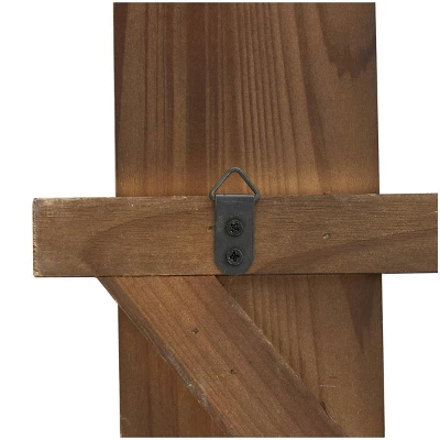 Coastal Wood Paddle Wall Decor With Arrow And Stripe Patterns - Olivia & May 6 Coastal Wood Paddle Wall Decor With Arrow And Stripe Patterns - Olivia & May - Image 4