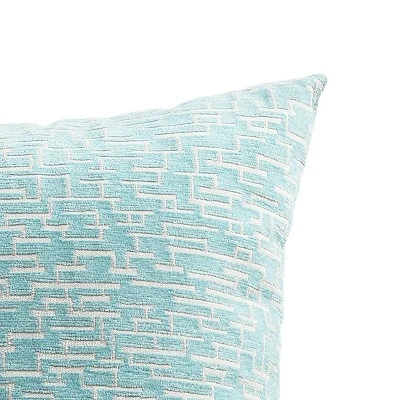 18"x18" Aqua Jaden Textured Abstract Square Throw Pillow Blue - VCNY Home 4 18"x18" Aqua Jaden Textured Abstract Square Throw Pillow Blue - VCNY Home - Image 2