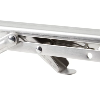 Built Industrial 2 Pack Folding L Wall Shelf Bracket, 14 Inch Collapsible Hardware With Locking Hinge For Garage Shelves, Holds 140lbs 8 Built Industrial 2 Pack Folding L Wall Shelf Bracket, 14 Inch Collapsible Hardware With Locking Hinge For Garage Shelves, Holds 140lbs - Image 6