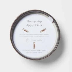 16oz Blackened Bowl Ceramic With Multi Woodwick And Dustcover Honeycrisp Apple Cider Candle Black - Threshold™ 8 16oz Blackened Bowl Ceramic With Multi Woodwick And Dustcover Honeycrisp Apple Cider Candle Black - Threshold™ -Safavieh Store GUEST 662f18f4 1b1d 4e09 b36e c380ba647f31