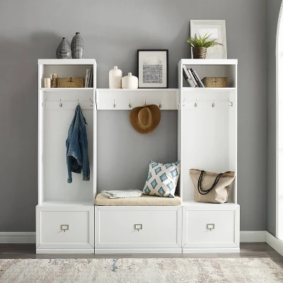 Harper Entryway Shelf White - Crosley 8 Harper Entryway Shelf White - Crosley - Image 6