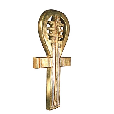 Design Toscano The Ancient Ankh, Egyptian Symbol Of Life Wall Sculpture 4 Design Toscano The Ancient Ankh, Egyptian Symbol Of Life Wall Sculpture - Image 2