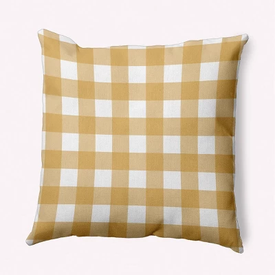 16"x16" Gingham Plaid Square Throw Pillow - E By Design 9 16"x16" Gingham Plaid Square Throw Pillow - E By Design - Image 7