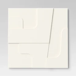 (Set Of 4) 12" X 12" 3D Decorative Graphic Tiles White - Threshold™ -Safavieh Store GUEST 6c1b35a6 25db 4527 9b31 c6b908d69152