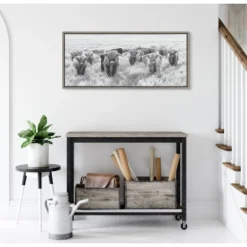 18" X 40" Sylvie Herd Of Highland Cows By The Creative Bunch Studio Framed Canvas Black/White - Kate & Laurel All Things Decor 15 18" X 40" Sylvie Herd Of Highland Cows By The Creative Bunch Studio Framed Canvas Black/White - Kate & Laurel All Things Decor -Safavieh Store GUEST 6ca4e7ee 1822 47ec 92c0 f286dac9ce3d