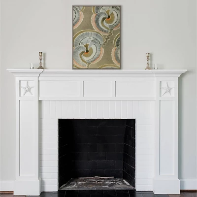 23" X 30" Delicate Deco Plant Pattern V By Baxter Mill Archive Framed Canvas Wall Art Print - Amanti Art 8 23" X 30" Delicate Deco Plant Pattern V By Baxter Mill Archive Framed Canvas Wall Art Print - Amanti Art - Image 6