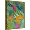 18" X 24" Tropical Tapestry II Hibiscus By Charcoaliklia Zarris Framed Canvas Wall Art - Amanti Art -Safavieh Store GUEST 7102f19c e55f 4d79 9247 c19937d2bd22