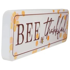 Northlight 20" White And Brown "BEE Thankful" Metal Sign With Honeycombs Wall Decor -Safavieh Store GUEST 733f459a baf4 4a81 b38c 2bb2ed2c2eb9