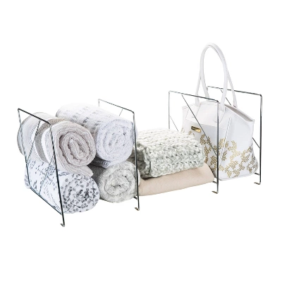 Organize It All 2 Set Shelf Dividers Chrome 9 Organize It All 2 Set Shelf Dividers Chrome - Image 7