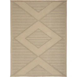 Nourison Washable Jute Non-Slip Modern Geometric Fringe Indoor Rug -Safavieh Store GUEST 73f6e37e ce62 424d 8c46 28b831917692