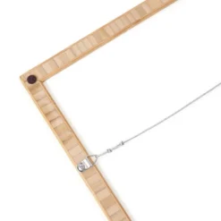 Kc Lo 'Let's Make This House A Home' Bamboo Framed Wall Canvas Pink - Deny Designs -Safavieh Store GUEST 748af6b9 886c 4e24 b892 24e4f82b6140