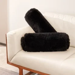 Cheer Collection Set Of 2 Shaggy Long Hair Bolster Pillows (8" X 24") 22 Cheer Collection Set Of 2 Shaggy Long Hair Bolster Pillows (8" X 24") -Safavieh Store GUEST 75344d89 dadc 4189 bd5d b04f8c940118