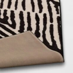 Abstract Lines Rug Black/Tan - Threshold™ -Safavieh Store GUEST 757eb682 1900 4a81 83c1 dc0e6e4ba4cc