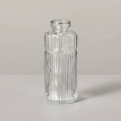Ribbed Clear Glass Bud Vase - Hearth & Hand™ With Magnolia -Safavieh Store GUEST 764574cd 0304 44d3 bc76 13b58650f9b3