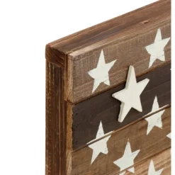 Wood American Flag Handmade Wall Decor Dark Brown - Olivia & May 25 Wood American Flag Handmade Wall Decor Dark Brown - Olivia & May -Safavieh Store GUEST 7783ad8a 10ff 40b6 a6ac 058656db06a6