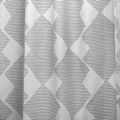 1pc 54"x84" Sheer Clipped Curtain Panel Radiant Gray - Threshold™ 5 1pc 54"x84" Sheer Clipped Curtain Panel Radiant Gray - Threshold™ - Image 3