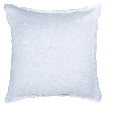 Sky Blue Crossdye Down Alternative So Soft Linen Pillow 9 Sky Blue Crossdye Down Alternative So Soft Linen Pillow - Image 7