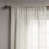 1pc 54"x84" Sheer Leno Weave Curtain Panel Ivory - Threshold™ -Safavieh Store GUEST 7e18ada1 0d62 4dd2 b225 3fef856199b1