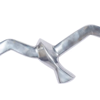 Set Of 7 Aluminum Bird Floating Flock Of Wall Decors Silver - Olivia & May 5 Set Of 7 Aluminum Bird Floating Flock Of Wall Decors Silver - Olivia & May - Image 3