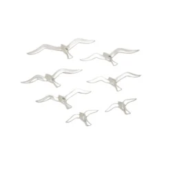 Set Of 7 Aluminum Bird Floating Flock Of Wall Decors Silver - Olivia & May 10 Set Of 7 Aluminum Bird Floating Flock Of Wall Decors Silver - Olivia & May -Safavieh Store GUEST 800a105b 9a3d 43fb abc0 48b8b78c7315