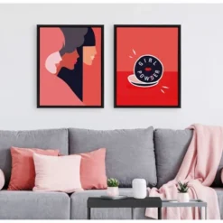 18" X 24" Sylvie Girl Power Framed Canvas Wall Art By Dominique Vari Black - Kate And Laurel 13 18" X 24" Sylvie Girl Power Framed Canvas Wall Art By Dominique Vari Black - Kate And Laurel -Safavieh Store GUEST 8146594c 842c 4970 822e 6a94c58add60