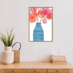 16" X 23" Uplifted II By Flora Kouta Framed Canvas Wall Art - Amanti Art -Safavieh Store GUEST 830f76da 7722 421c b546 2275da84ae30