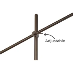 Possini Euro Design Industrial Floor Lamp Adjustable Arm 62.5" Tall Oiled Bronze Metal Light Brown Linen Drum Shade For Living Room Reading 10 Possini Euro Design Industrial Floor Lamp Adjustable Arm 62.5" Tall Oiled Bronze Metal Light Brown Linen Drum Shade For Living Room Reading -Safavieh Store GUEST 865aed3f 133f 4541 bf6d b6247a5233dd