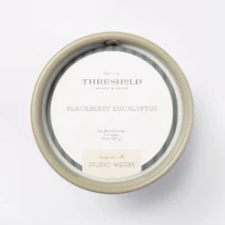 20oz Ceramic Blackberry Eucalyptus Candle Green - Threshold™ Designed With Studio McGee -Safavieh Store GUEST 870ce181 98d9 4be6 a455 6aadadca64e1