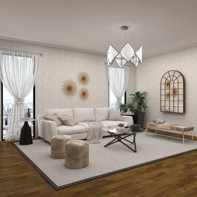 Set Of 3 Metal Starburst Wall Decors With Orb Detailing - Olivia & May 7 Set Of 3 Metal Starburst Wall Decors With Orb Detailing - Olivia & May - Image 5