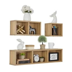 3pc Bauhaus Floating Geometric Cubby Wall Shelf Set - Danya B. 30 3pc Bauhaus Floating Geometric Cubby Wall Shelf Set - Danya B. -Safavieh Store GUEST 8ad6a00c ada9 4650 b2af fbadde184920