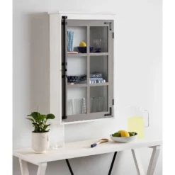 19.5" X 6" X 31.5" Hutchins Decorative Rustic Wall Cabinet White/Gray - Kate & Laurel All Things Decor 12 19.5" X 6" X 31.5" Hutchins Decorative Rustic Wall Cabinet White/Gray - Kate & Laurel All Things Decor -Safavieh Store GUEST 8e50819c d948 442c ab04 11f64cacb4ea