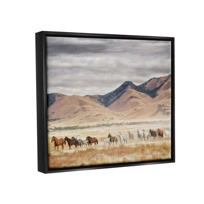 Stupell Industries Wild Horses Roaming Across Western Landscape 4 Stupell Industries Wild Horses Roaming Across Western Landscape - Image 2