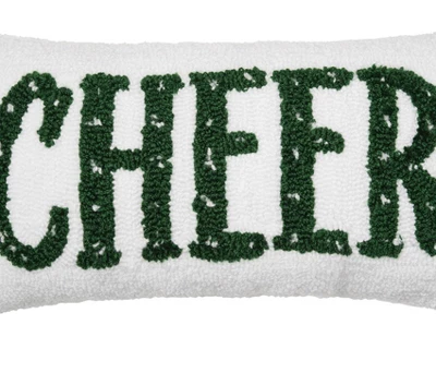 C&F Home Jingle/Cheer Reversible Hooked Pillow 4 C&F Home Jingle/Cheer Reversible Hooked Pillow - Image 2