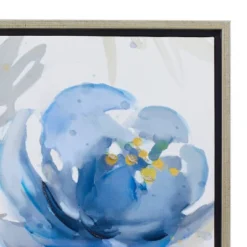 Canvas Floral Framed Wall Art With Silver Frame Blue - Olivia & May 10 Canvas Floral Framed Wall Art With Silver Frame Blue - Olivia & May -Safavieh Store GUEST 91190a1c e1ff 4467 b17c 887412fc75f4