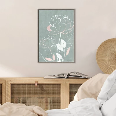 16" X 23" Roseland II By Isabelle Z Framed Canvas Wall Art - Amanti Art 7 16" X 23" Roseland II By Isabelle Z Framed Canvas Wall Art - Amanti Art - Image 5