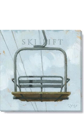 Sullivans Darren Gygi Ski Lift Canvas, Museum Quality Giclee Print, Gallery Wrapped, Handcrafted In USA 6 Sullivans Darren Gygi Ski Lift Canvas, Museum Quality Giclee Print, Gallery Wrapped, Handcrafted In USA - Image 4