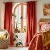 1pc Light Filtering Velvet Macrame Trim Window Curtain Panel Burnt Orange - Opalhouse™ Designed With Jungalow™ 2 1pc Light Filtering Velvet Macrame Trim Window Curtain Panel Burnt Orange - Opalhouse™ Designed With Jungalow™ -Safavieh Store GUEST 92dfaf13 4813 4967 a623 6cda6de279dc