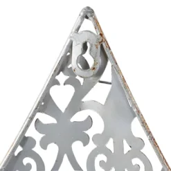 Metal Fleur De Lis Wall Decor With Perforated Details Brown - Olivia & May -Safavieh Store GUEST 94553532 fb15 46d7 b0c6 1778e26a87db