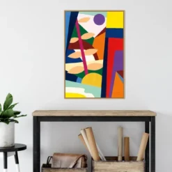 22" X 33" Wake Up And Be Bold By Megan Gallagher Framed Canvas Wall Art Light Brown - Amanti Art -Safavieh Store GUEST 952b20e8 9ec7 4c3e b88e a0b18c519498